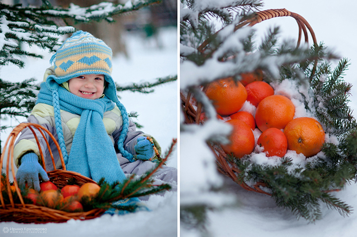 идеи для фотосесиии зимой